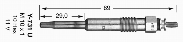 NGK Izzítógyertya Y-731U_NGK